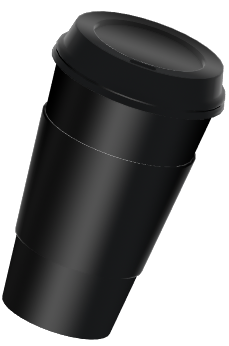 Coffee cup decoration